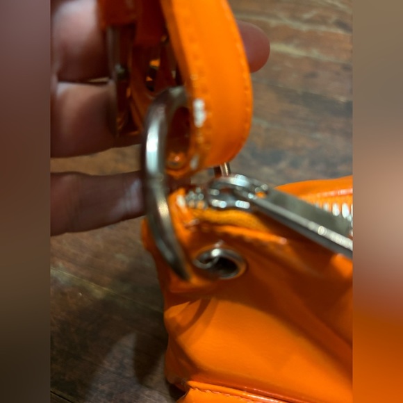 MATT & NAT Patent Vegan Leather Unfolding Shoulder Bag - Picture 11 of 15